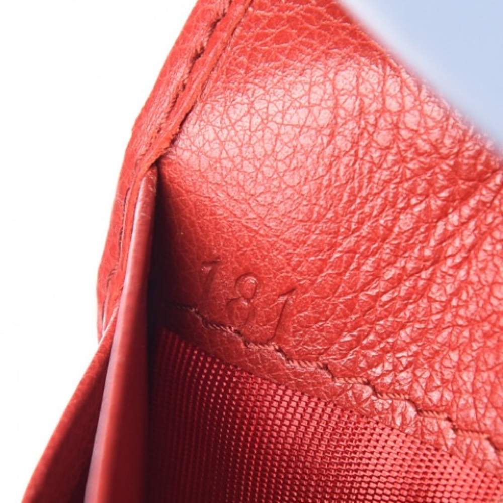 Prada Red Leather Compact Wallet - Picture 6 of 6